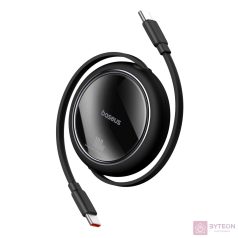   Baseus Free2Draw USB-C - USB-C kábel, PD, 100 W, 1 m (fekete)