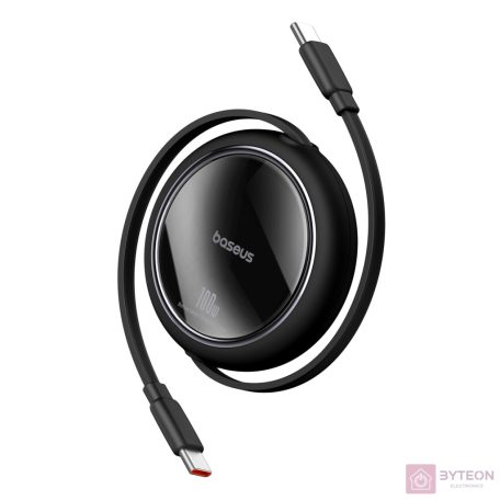 Baseus Free2Draw USB-C - USB-C kábel, PD, 100 W, 1 m (fekete)