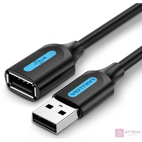 USB 2.0 male to female extension cable Vention CBIBH 2m Black PVC