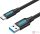 USB 3.0 A to USB-C Cable Vention COZBH 2m Black PVC
