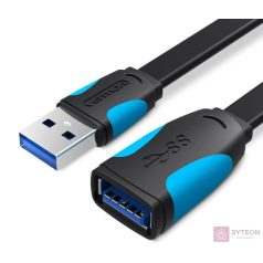 Flat USB 3.0 extender Vention VAS-A13-B100 1m Black
