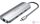 USB-C Docking Station to HDMI, 3x USB3.0, RJ45, SD, TF, PD 0.15m Vention TOKHB (gray)