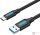 USB 3.0 A to USB-C Cable Vention COZBD 3A 0.5m Black PVC
