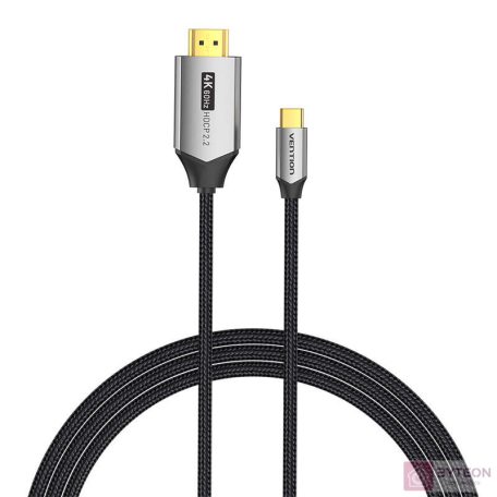 USB-C do HDMI 2.0 cable Vention CRBBH 2m, 4K 60Hz (black)
