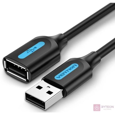 Extension Cable USB 2.0 Male to Female Vention CBIBI 3m Black