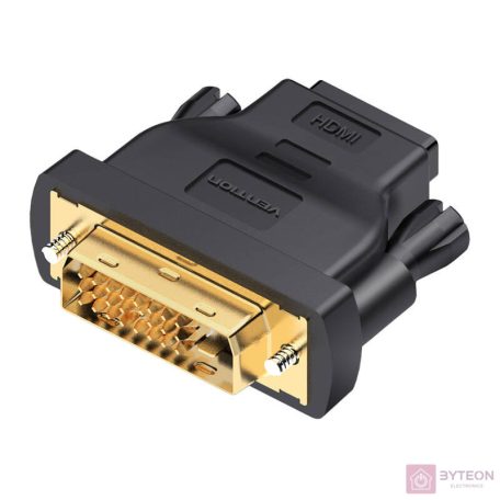 DVI (24+1) Male to HDMI 1.4 Female Adapter Vention ECDB0 1080P 60Hz (black)