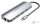 USB-C Docking Station to HDMI, USB-C, 2x USB3.0, RJ45, SD, TF, TRRS 3.5mm, PD 0.15m Vention TOMHB (gray)