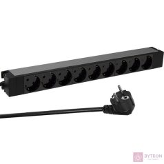   Elosztó Legrand 9 aljzat (3m, Kapcs. Gyermekvédett) - Fekete