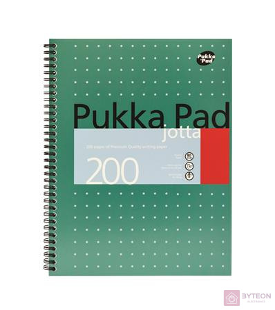 Pukka Pad Jotta Metallic A4 200 oldalas vonalas spirálfüzet