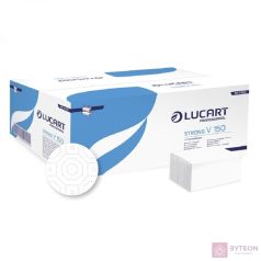   Lucart Strong 2 rétegű 150 lap 20 csom/doboz V hajtogatott kéztörlő