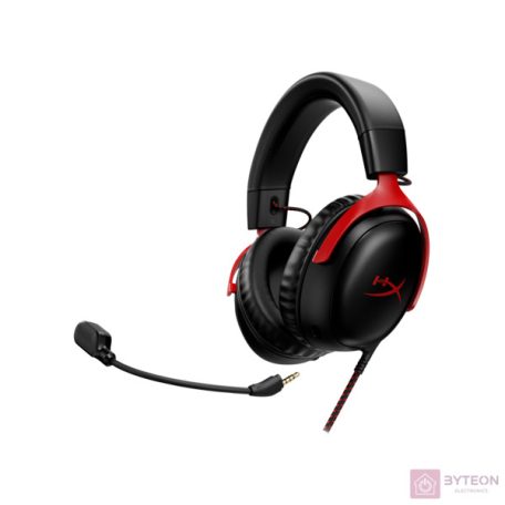 HyperX Cloud III fekete-piros gamer headset