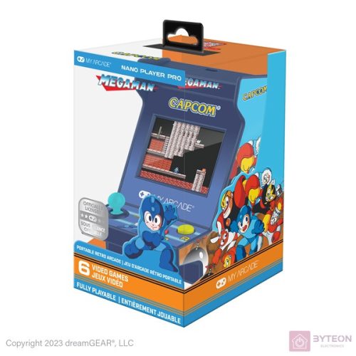 My Arcade DGUNL-4188 Mega Man Nano Player Pro Retro Arcade 4.8" Hordozható Játékkonzol