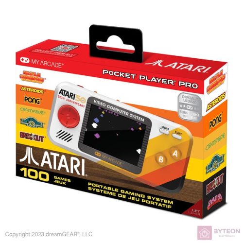 My Arcade DGUNL-7015 Atari Pocket Player Pro Hordozható Kézikonzol
