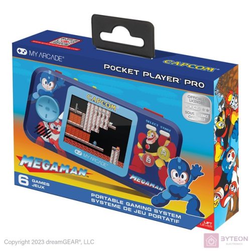 My Arcade DGUNL-4191 Mega Man Pocket Player Pro Hordozható Kézikonzol