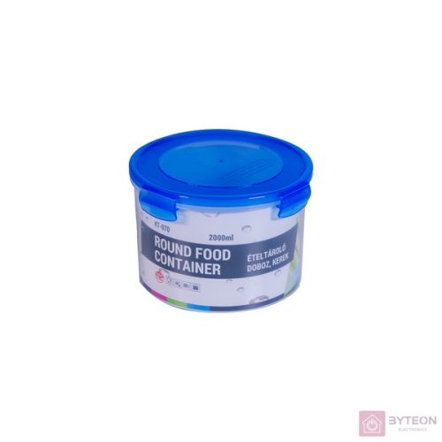 TOO KT-070 2000ml-es kerek ételtároló doboz