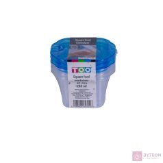   TOO KT-076 3db-os 280ml-es téglalap alakú ételtároló doboz szett