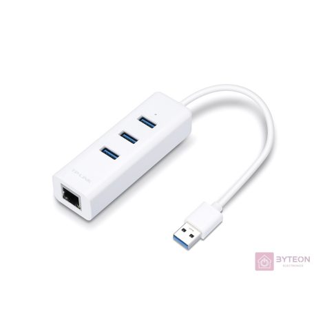USB-A 3.0 -> LAN RJ45 + USB HUB 3x - TP-Link UE330