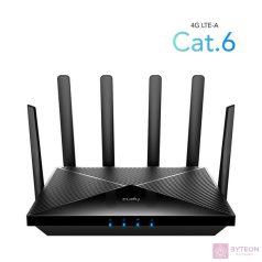   CUDY LT700 kétsávos AC1200 WIFI Dual nanoSIM 4G LTE CAT6 fekete router