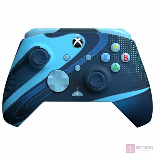 PDP Rematch Glow Adevanced Xbox Series X|S/Xbox One/PC Blue Tide Glow in the Dark vezetékes kontroller