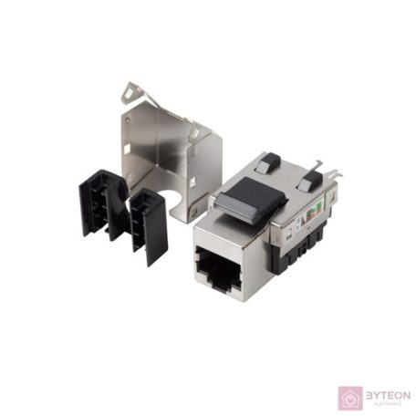 Lanberg KSF5-1090 Cat.5e FTP 90°-os betűzős árnyékolt RJ45 Keystone jack