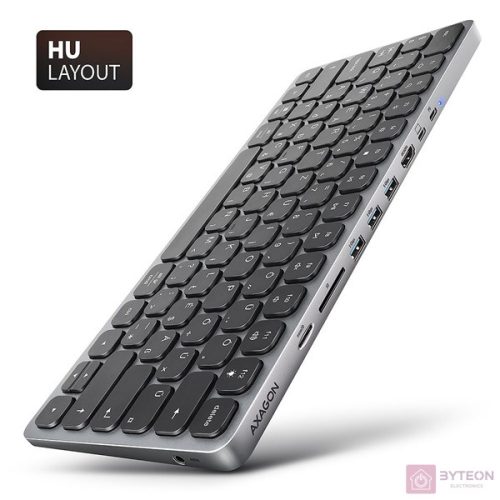 AXAGON HMC-KB-HU Magyar billentyűzet és hub