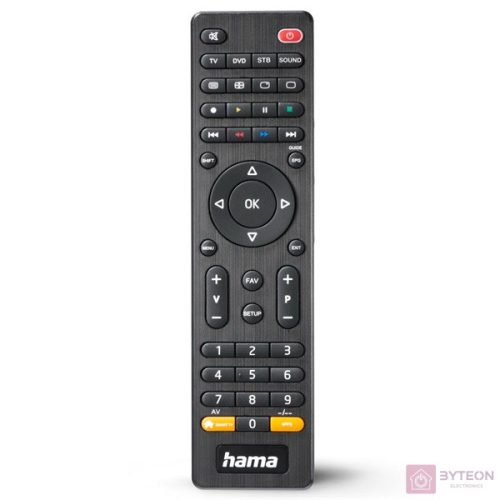 Hama 221052 FITV 4in1 fekete univerzális távirányító