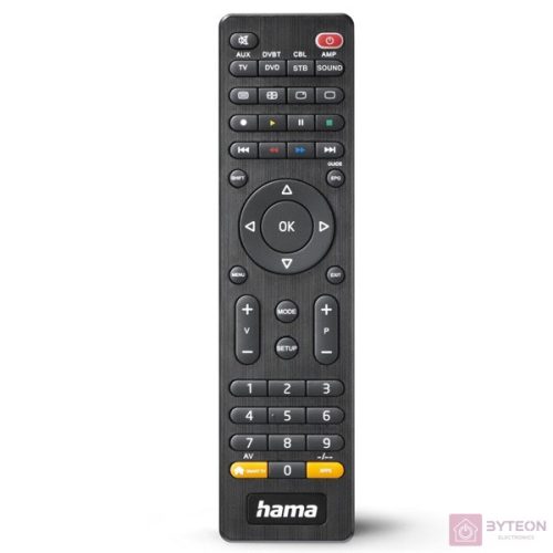 Hama 221054 FITV 8in1 fekete univerzális távirányító