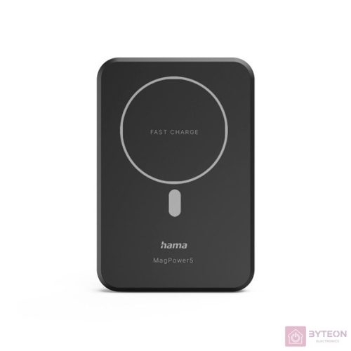 Hama 201695 MAGPOWER 5000mAh fekete powerbank