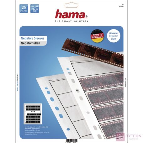 Hama 2250 matt 35mm 7x6 db negatív/oldal:,25 db lefűzhető negatív archíváló lap
