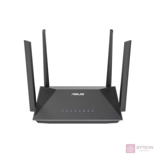 ASUS (AX1800) RT-AX52 574+1201Mbps fekete vezeték nélküli router