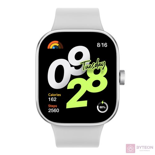 Xiaomi Redmi Watch 4 ezüst okosóra
