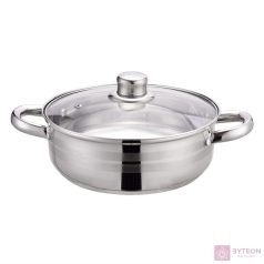   TOO KT-220 22 cm-es kétfüles serpenyő fedővel, 3 literes konyhai edény