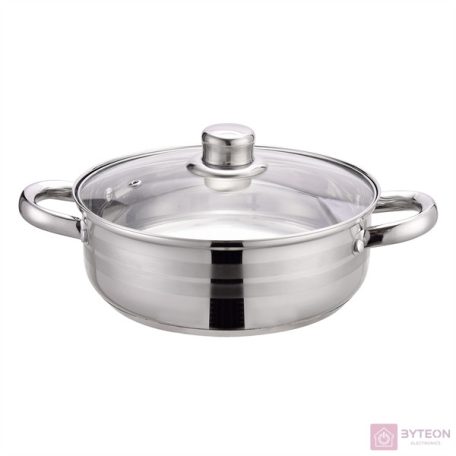 TOO KT-220 22 cm-es kétfüles serpenyő fedővel, 3 literes konyhai edény
