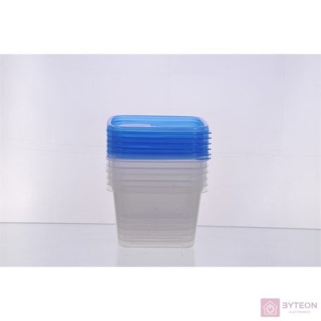 TOO KT-152 6 db-os négyzetes 1.000ml-es ételtároló doboz szett