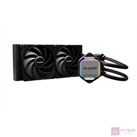 Be Quiet! CPU Water Cooler - PURE LOOP 2 240mm (2x120mm, csatlakozó: 3pin, cső hossza: 400mm)