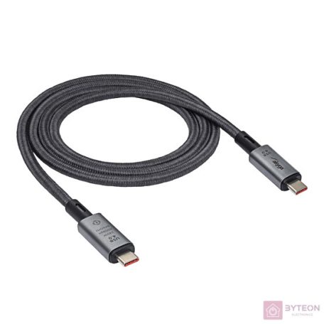 KAB Akyga AK-USB-45 USB4 type C 40Gb/s 240W kábel - 1m