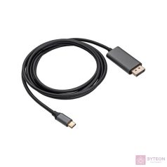   Akyga AK-AV-18 USB-C -> HDMI 1.4 M/M video kábel 1.8m fekete
