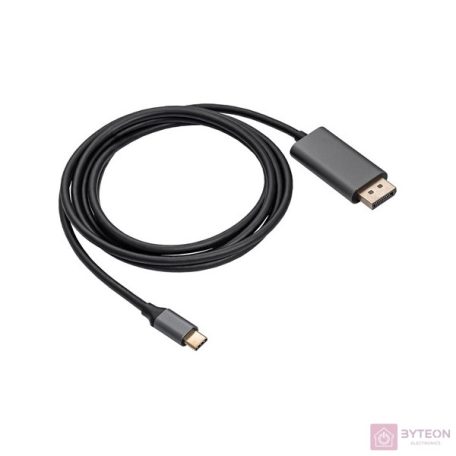 Akyga AK-AV-18 USB-C -> HDMI 1.4 M/M video kábel 1.8m fekete