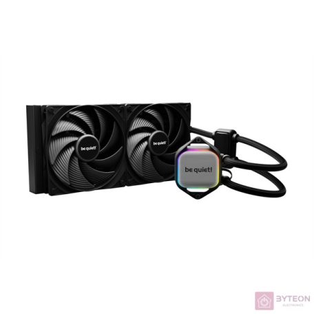 Be Quiet! PURE LOOP 2 280mm (2x140mm, csatlakozó: 3pin, cső hossza: 400mm) vízhűtéses processzor hűtő