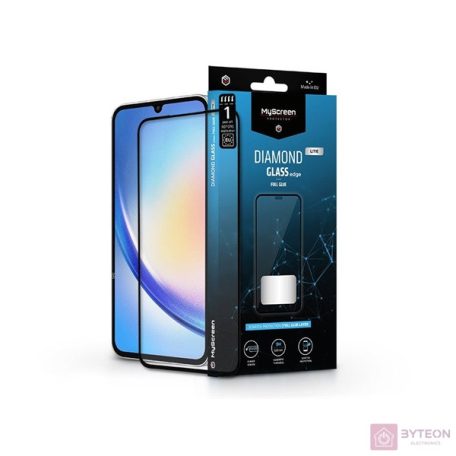 MSP MS230070 Samsung Galaxy A35 Diamond Glass Lite Edge edzett üveg képernyővédő fólia