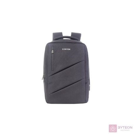 Canyon BPE-5 15,6" notebook poliészter hátizsák szürke