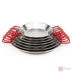 TOO KT-312 Paella serpenyő szilikon fogóval 24 cm