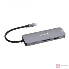 Verbatim 32151 USB-C Pro Multiport CMH-08 8in1 ezüst HUB