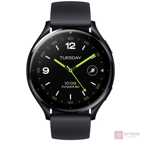 Xiaomi Watch 2 TPU szíjas fekete okosóra