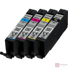 Canon CLI-581 XXL - Fekete Fotó, 4 színű szett
