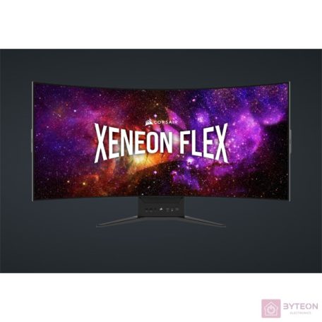 CORSAIR 45" XENEON FLEX 45WQHD240 OLED 240Hz Hajlítható Gamer Monitor