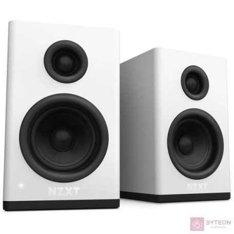 NZXT Relay Gaming Speakers 3" V2 fehér hangszóró pár