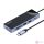 ORICO ORICO-DM-9P-BK-BP 9in1 Type-C USB3.0 x3/USB2.0/USB3.0 c típusú/HDMI/PD100W/TF(microSD)/SD dokkoló