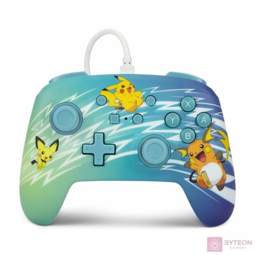 PowerA Enhanced Nintendo Switch vezetékes Pikachu Evolution kontroller