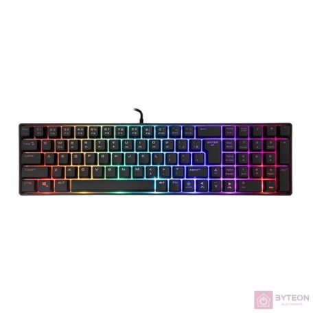 White Shark GLADIUS GK-001114B fekete gamer billentyűzet